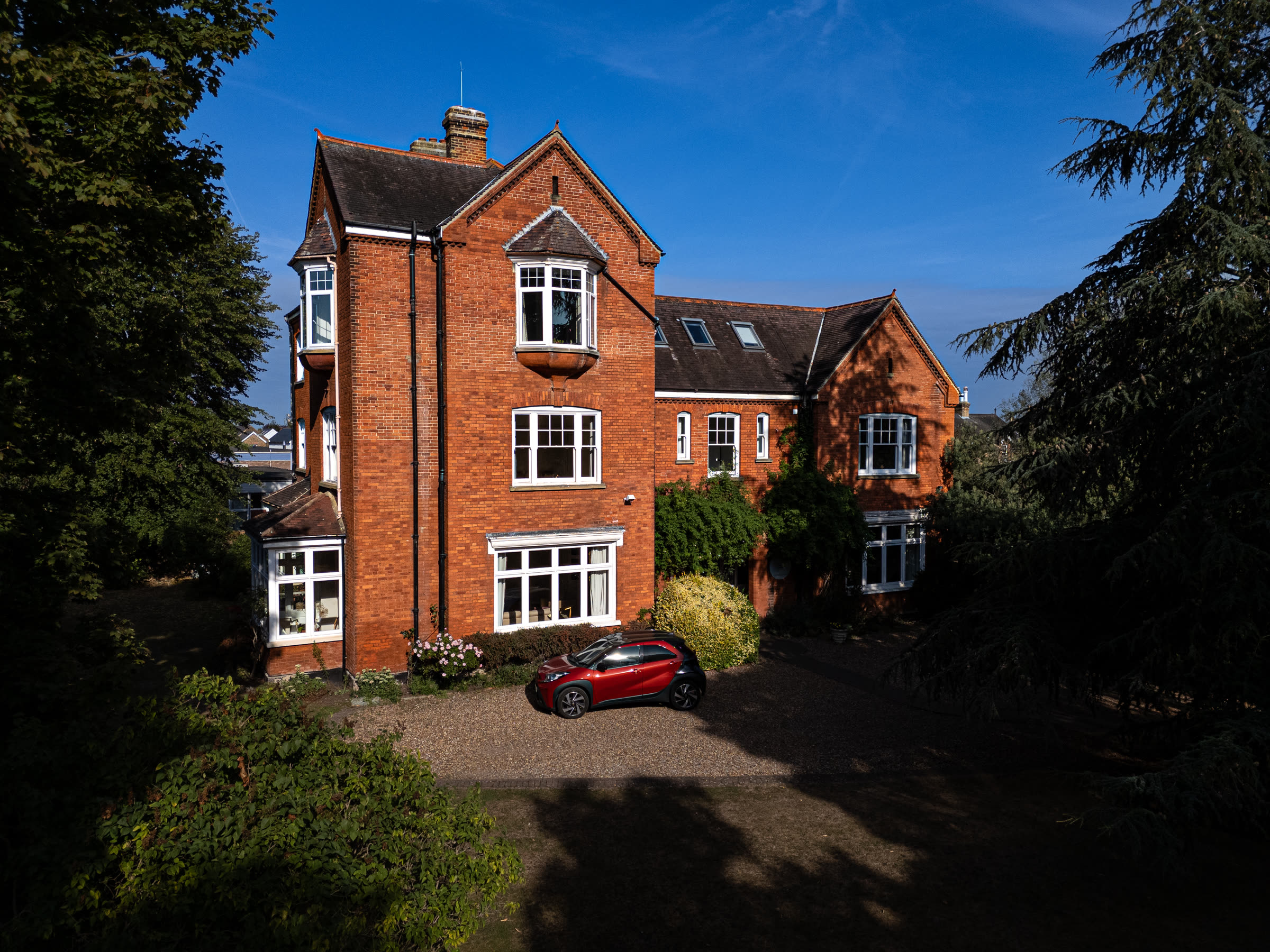 Elevated view of the House of Prayer retreat centre